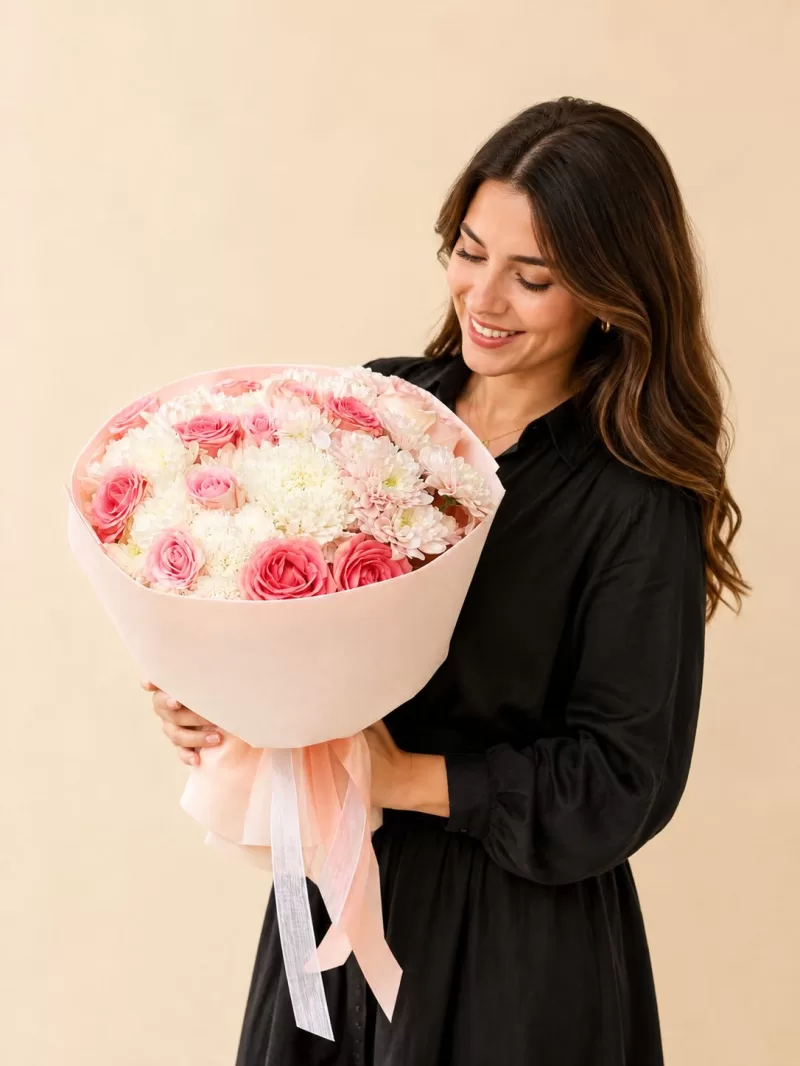 Pembe Zarafet Buketi