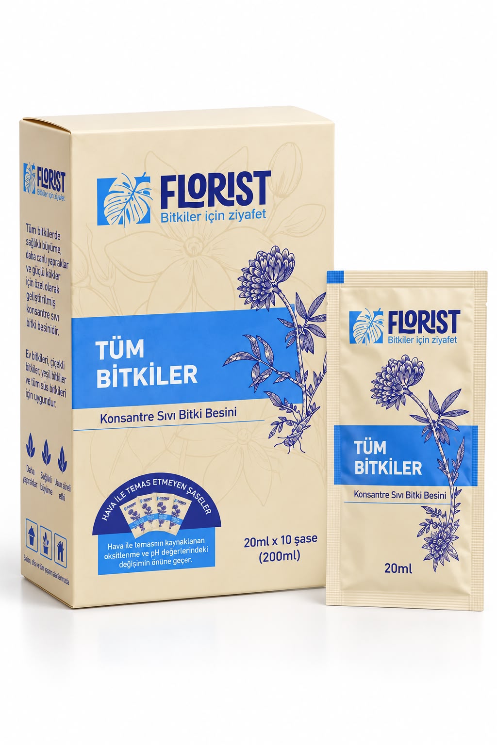Florist Tüm Bitkiler İçin Besin